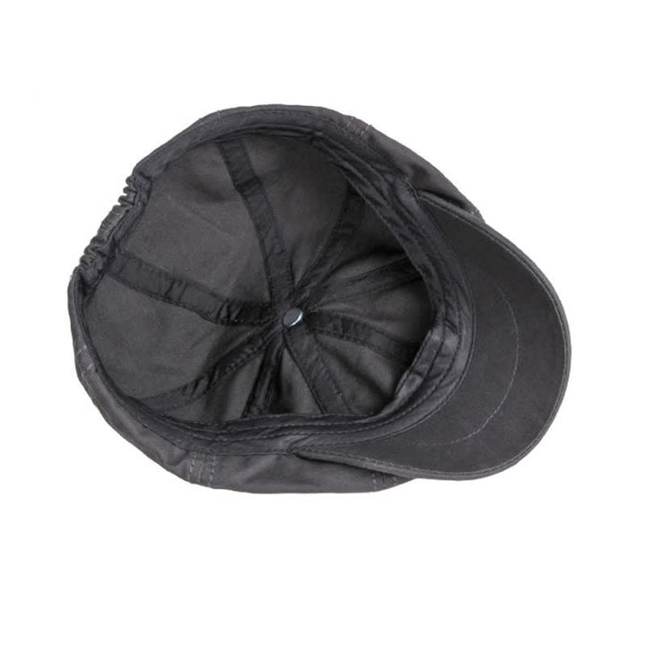 Lässige einfarbige Baumwoll-Tagesbarettkappe - image 7