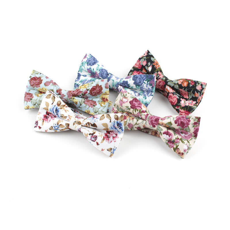Männerfliege mit Rosenblätternmuster - image 3
