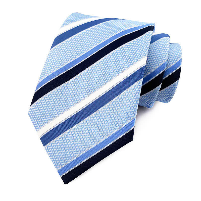Herren Preppy Urban gestreifte Krawatte