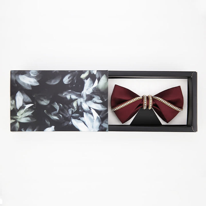 Elegantes Herren-Ketten-Fliege-Taschentuch