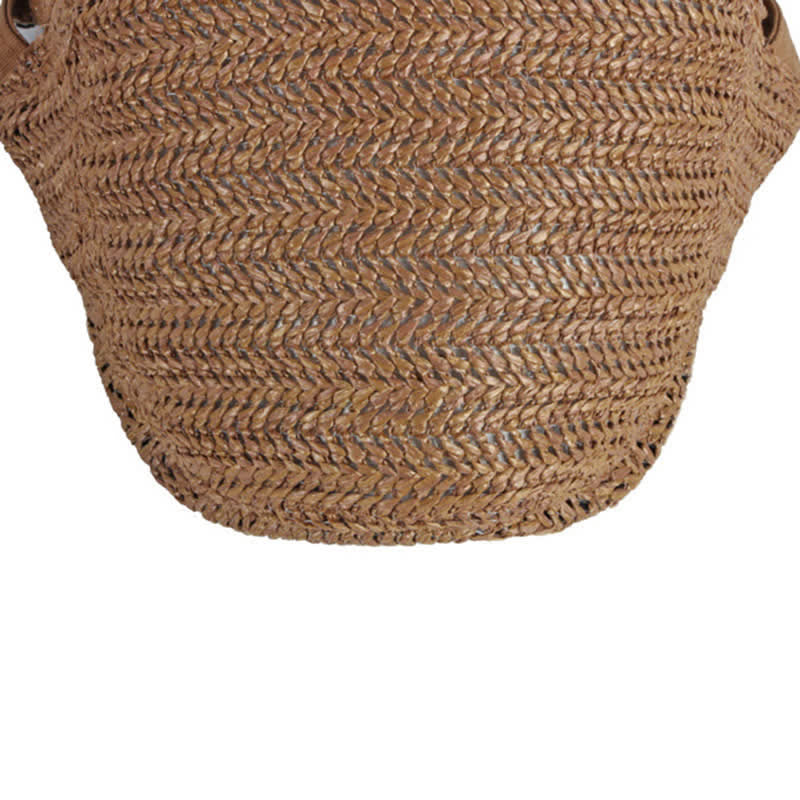 Sommer-Sonnenblenden-Geflecht-Barett-Mütze
