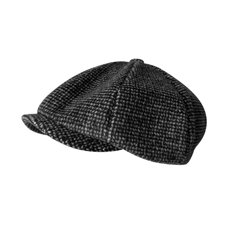 Kleine Karos Gatsby Barett Achteckige Mütze - image 0
