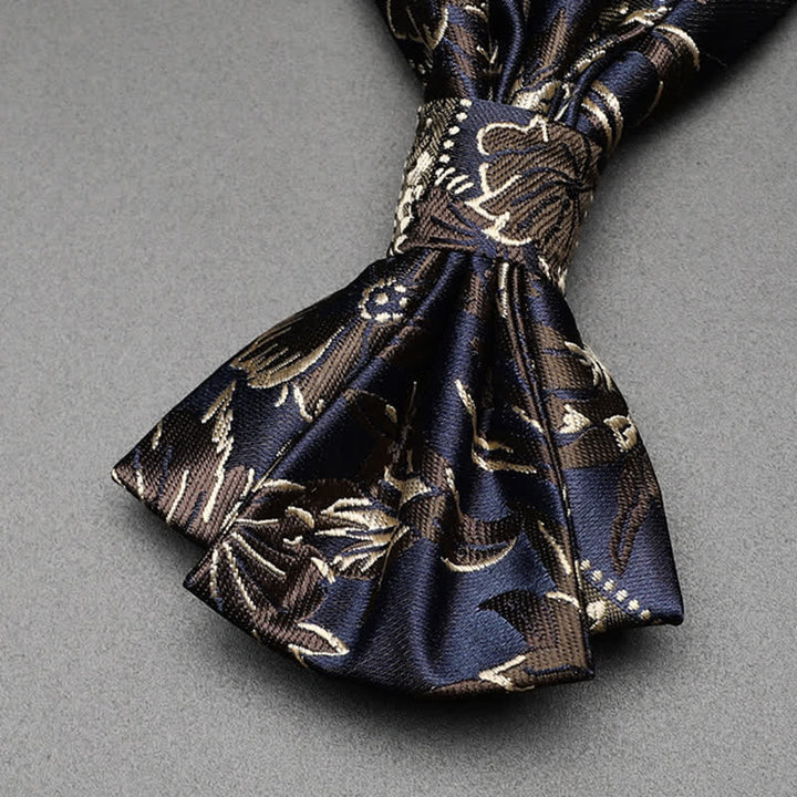 Herren Harmony Irises Cherry Blossom Floral Fliege
