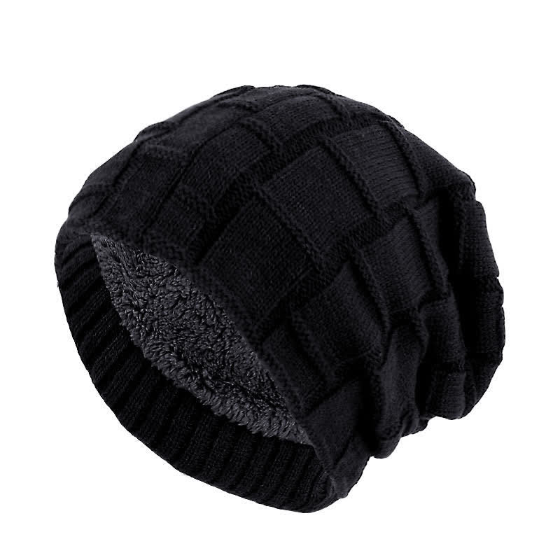 Warm gefütterter Strickhut