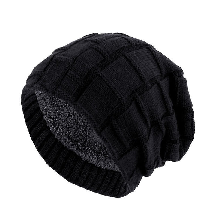 Warm gefütterter Strickhut