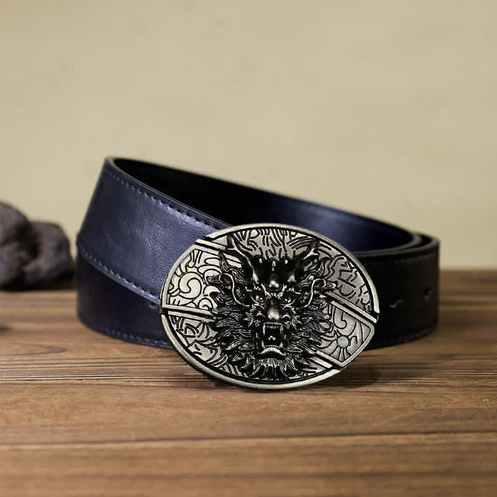 DIY Brave Dragon Verstecktes Klappmesser Ledergürtel für Herren