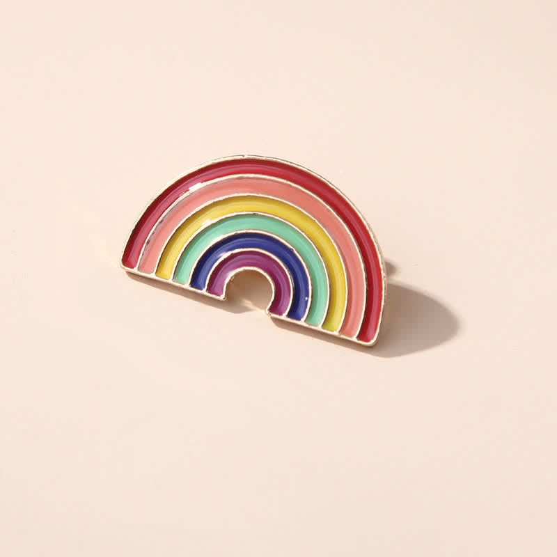 4 Stück Love Is Love Regenbogenflagge Pride Brosche