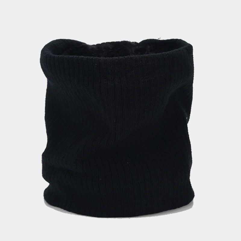 3-tlg. Unisex Solid Color Twill Mütze Schal Handschuhe Set