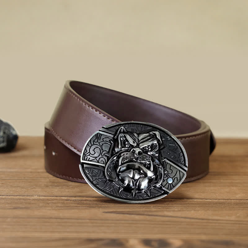 DIY Fierce Dog versteckter Klappmesser-Ledergürtel für Herren