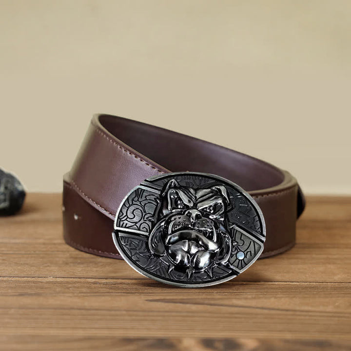 DIY Fierce Dog versteckter Klappmesser-Ledergürtel für Herren