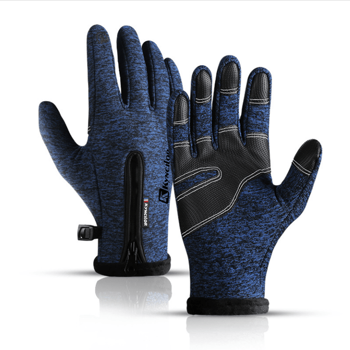 Outdoor-Radsport-wasserdichte-Reißverschluss-Taktische-Handschuhe