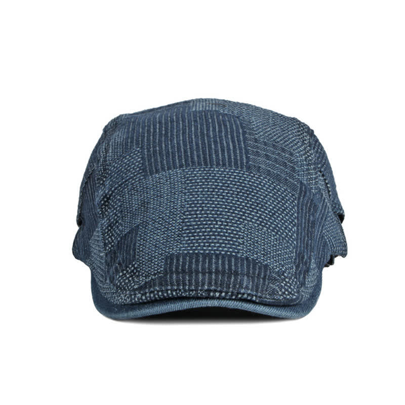 Persönlichkeit Maler Gewaschener Jeans Barett Flachkappe