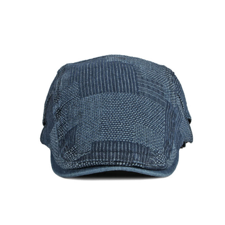 Persönlichkeit Maler Gewaschener Jeans Barett Flachkappe