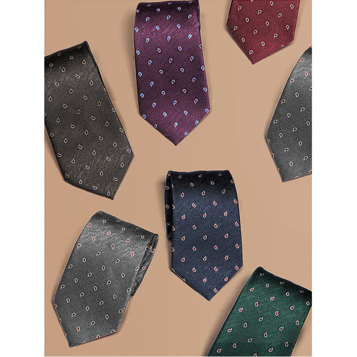 Herren Luxus Mikro Paisley Krawatte 