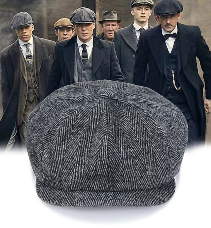 Künstler Tweed achteckige Baskenmütze - image 7