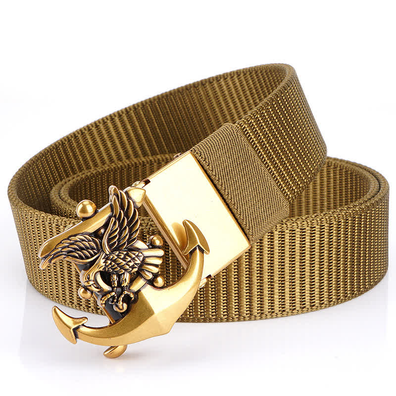 Herren Adler Anker Nylon Gürtel