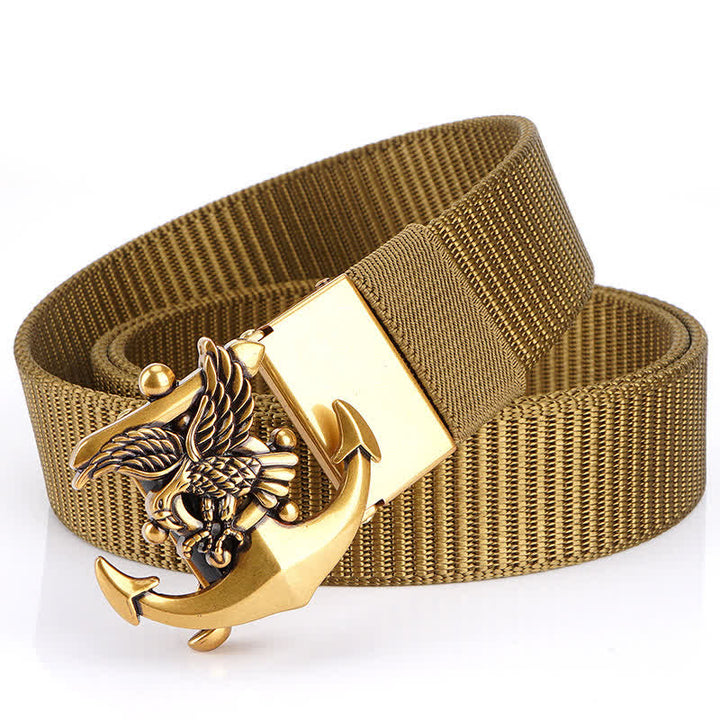 Herren Adler Anker Nylon Gürtel
