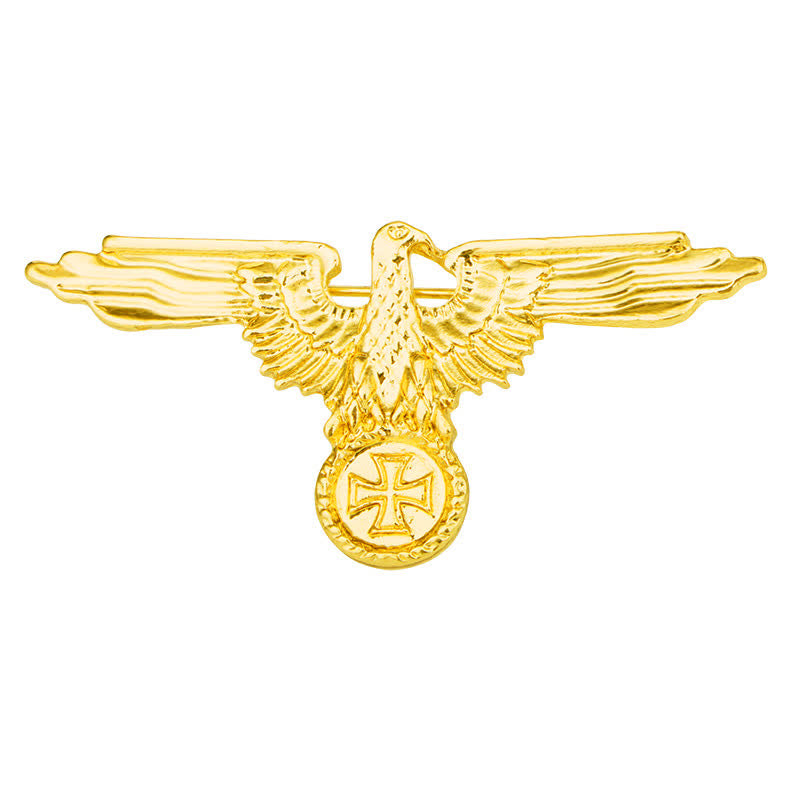 Herrentugel-Militärkreuz-Brosche