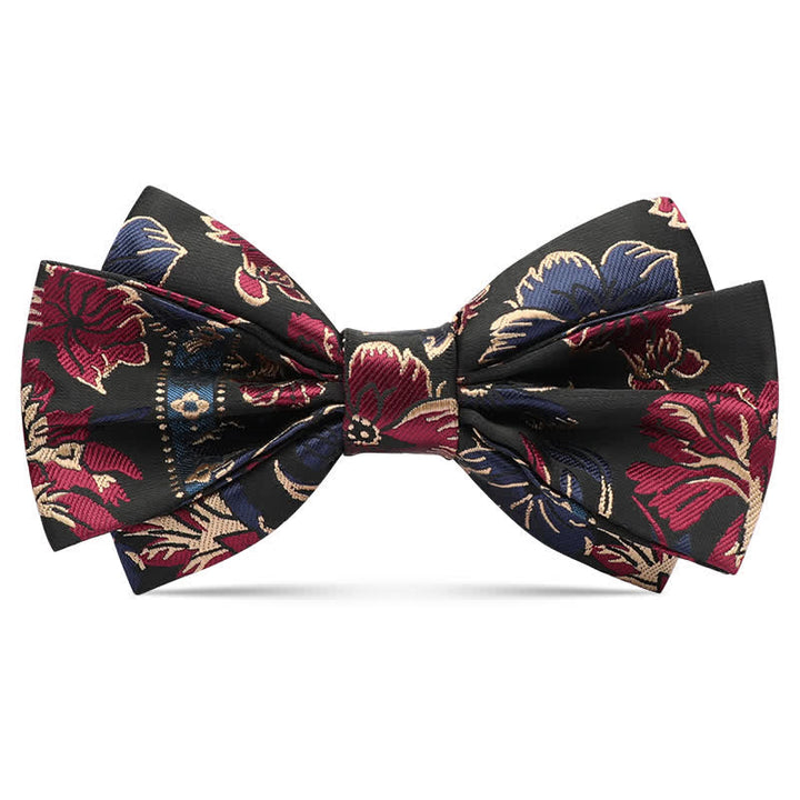 Herren Harmony Irises Cherry Blossom Floral Fliege