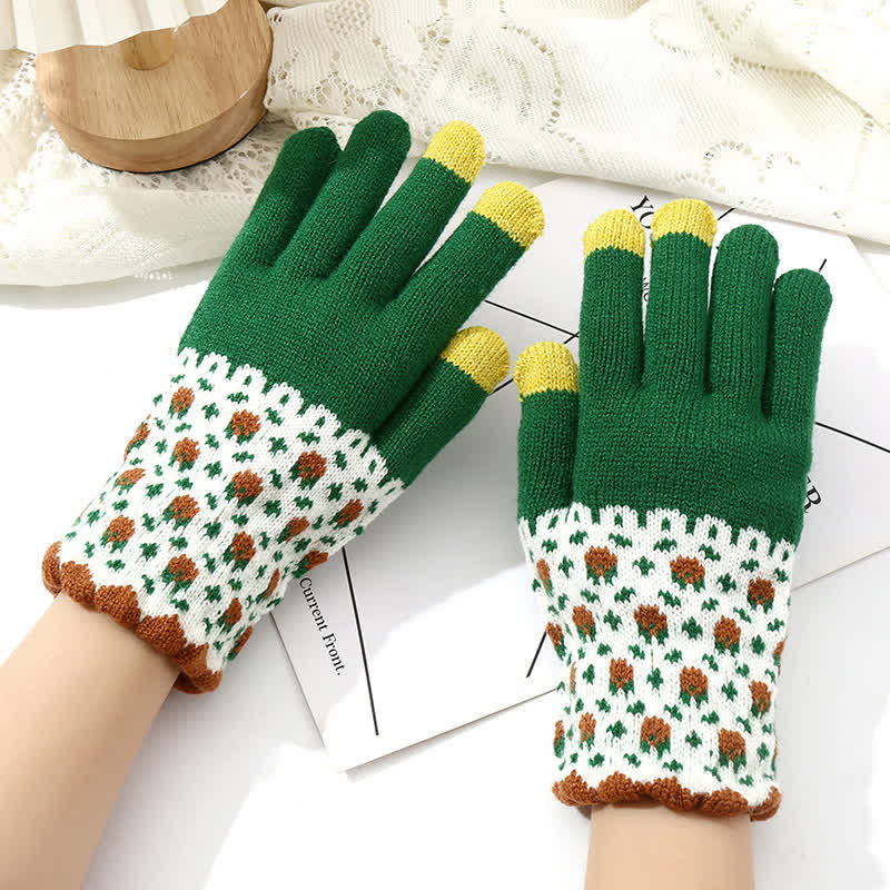 Damen-Gartenhandschuhe mit vollem Finger und Touchscreen-Funktion