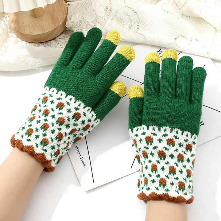 Damen-Gartenhandschuhe mit vollem Finger und Touchscreen-Funktion