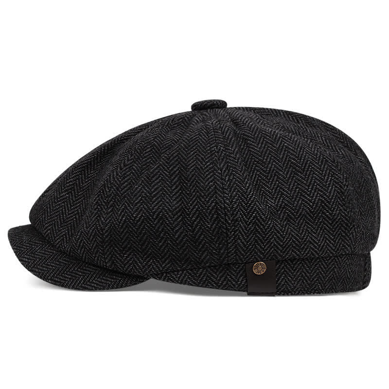 Künstler Tweed achteckige Baskenmütze - image 2