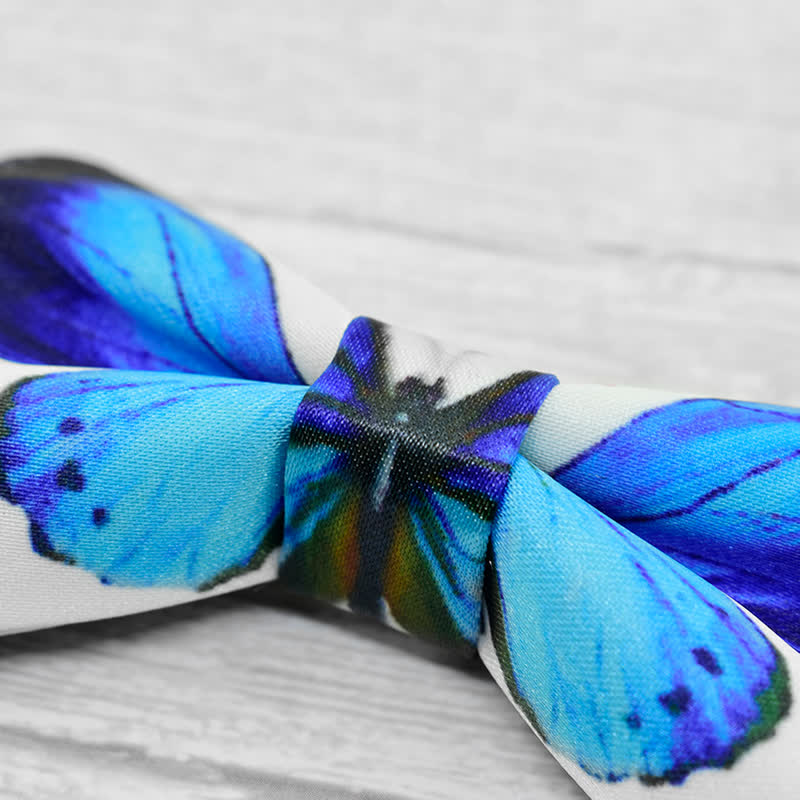 Lebensechte bedruckte Schmetterlingsfliege für Herren