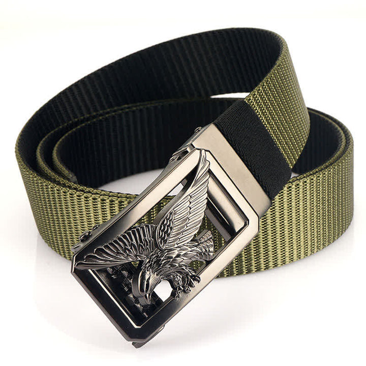 Herren Soaring Hawk Eagle Beidseitiger Nylon-Gürtel