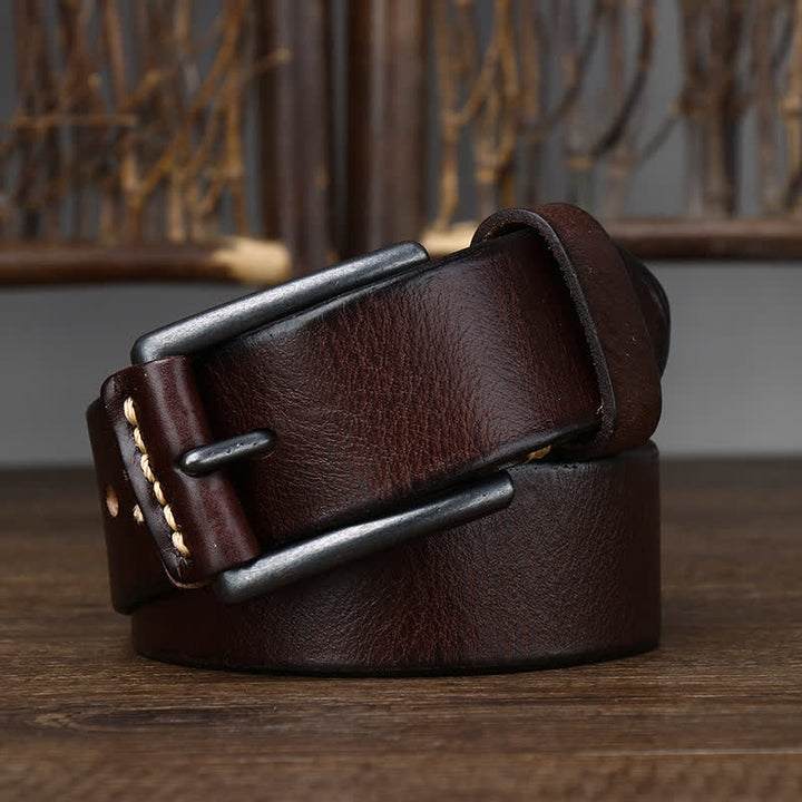 Stilvoller Retro-Cowboy-Ledergürtel für Herren
