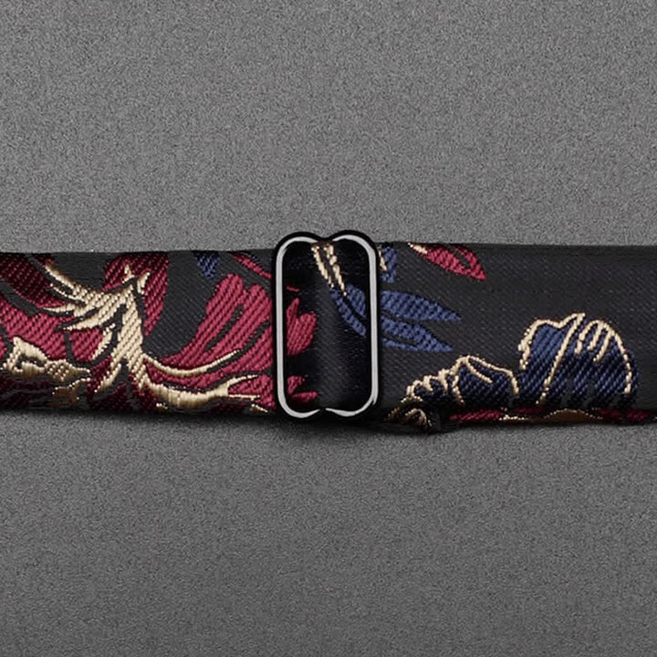 Herren Harmony Irises Cherry Blossom Floral Fliege