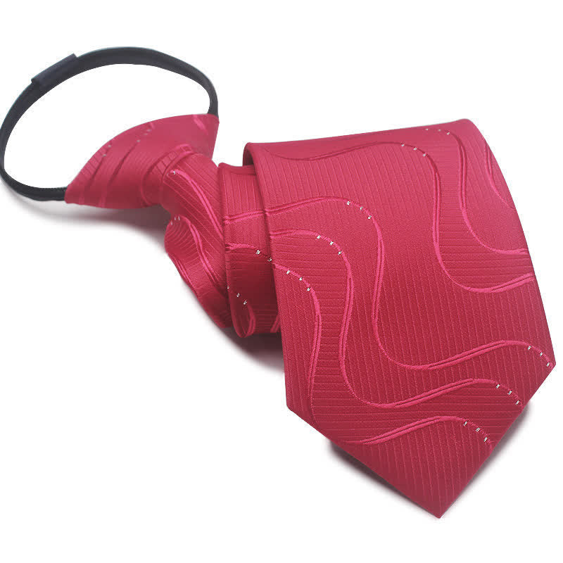 Modernes Herren-Reißverschluss-Krawatte Businessnecktie
