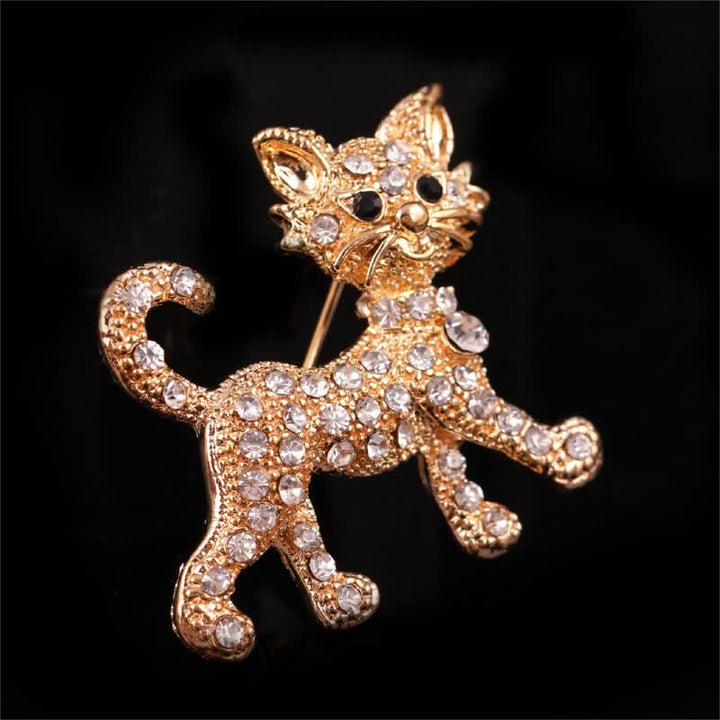 Niedliche Kitty-Katzenbrosche für Frauen