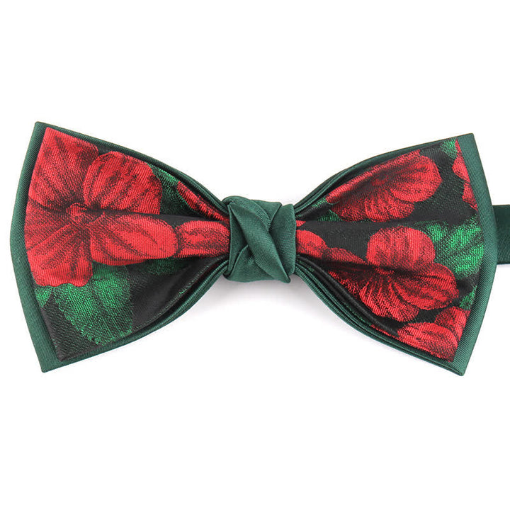 Elegante florale botanische Fliege für Herren