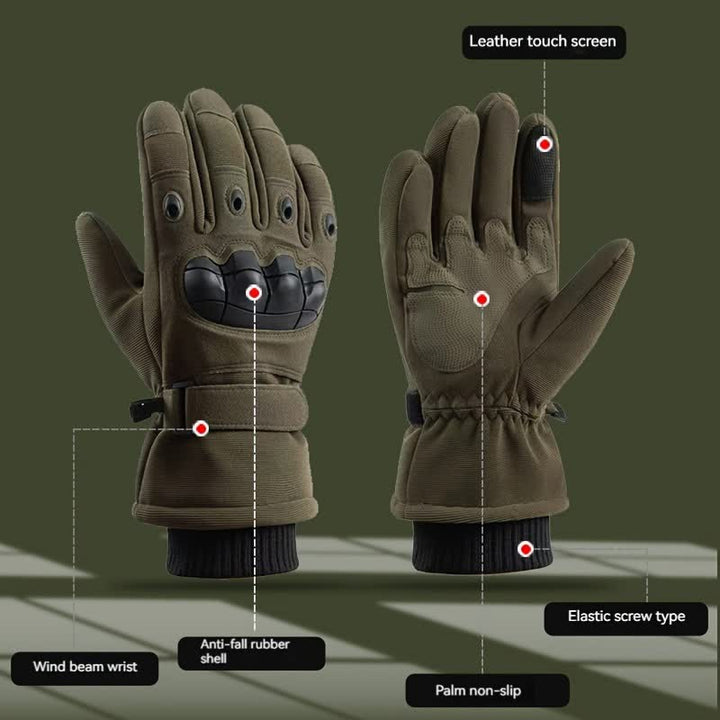 Winter Thermische Alle Finger Schützende Taktische Handschuhe