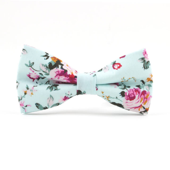 Männerfliege mit Rosenblätternmuster
