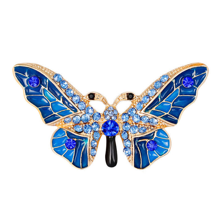 Damen Elegante märchenhafte Schmetterlingsbrosche