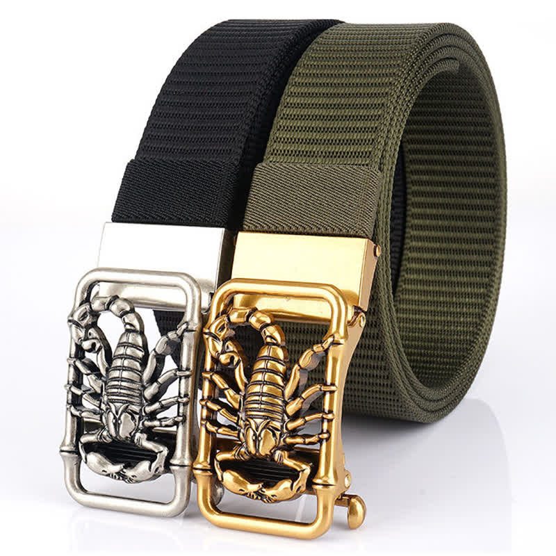 Herren King Scorpion Einfaches Nylon Gürtel