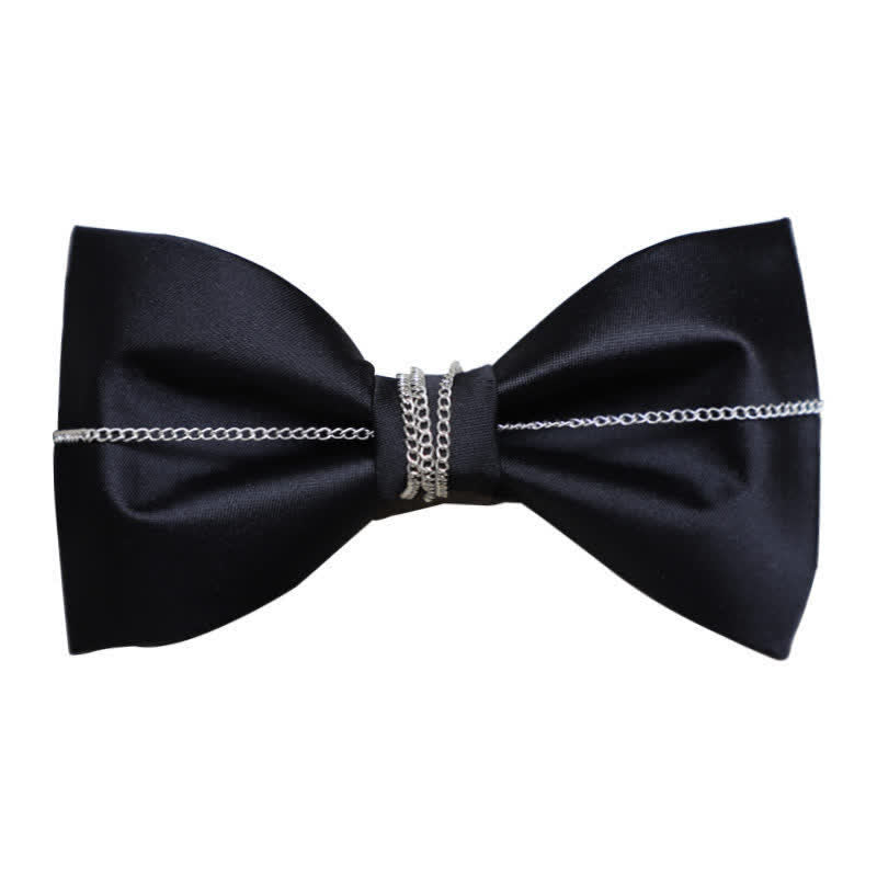 Herren Fliege mit Bling Kette