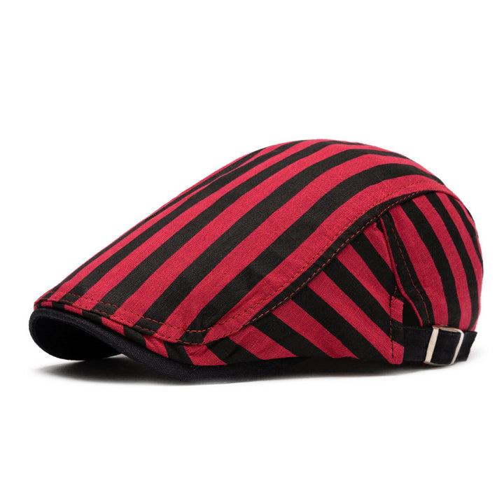 Frühlings- und Sommermode aus reiner Baumwolle mit Streifen und Karomuster - Roter Streifen - Einstellbar (22"-24") - image 14