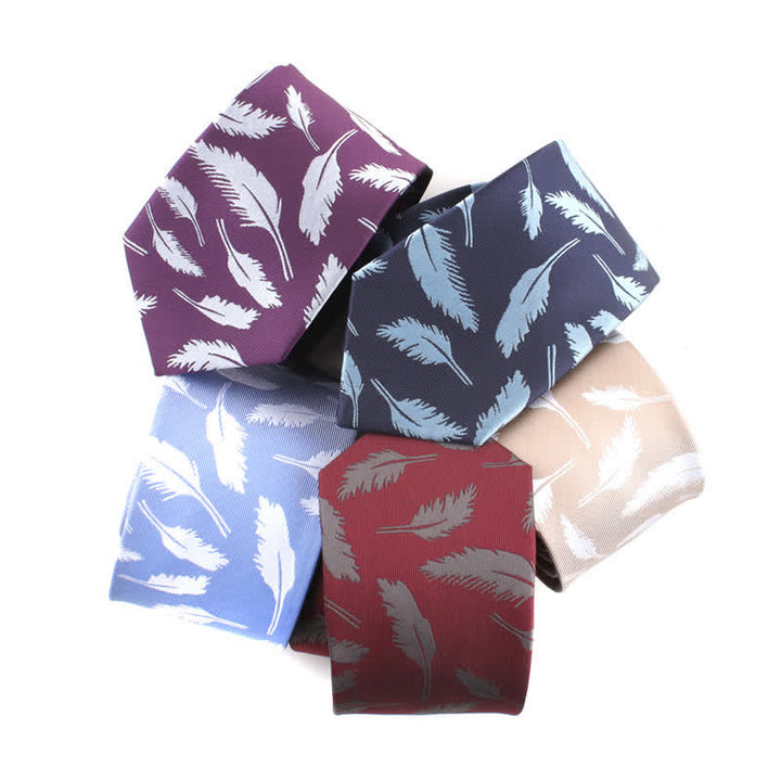 Herren Krawatte mit Federdruck Jacquard
