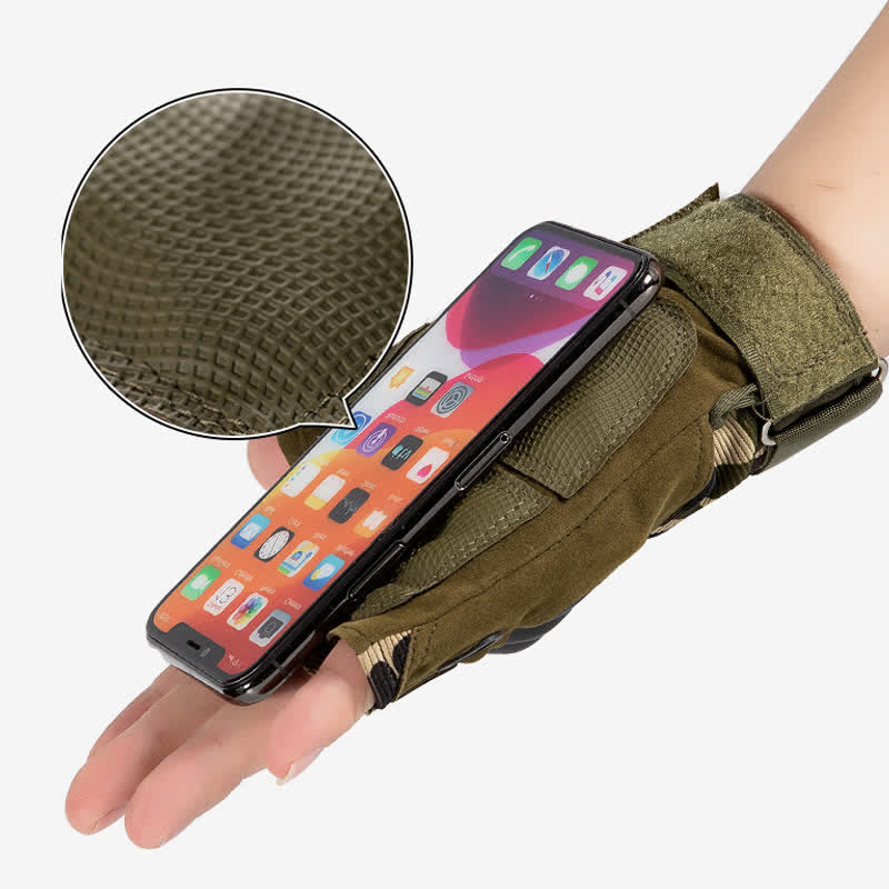 Rutschfeste Halbfinger-Handschutz-Taktische Handschuhe