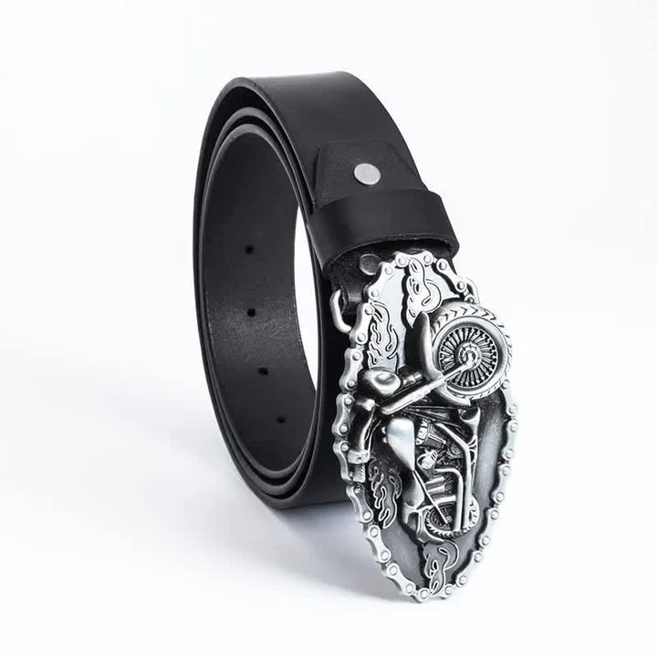 Punk-Motorrad-Leder Gürtel für Männer