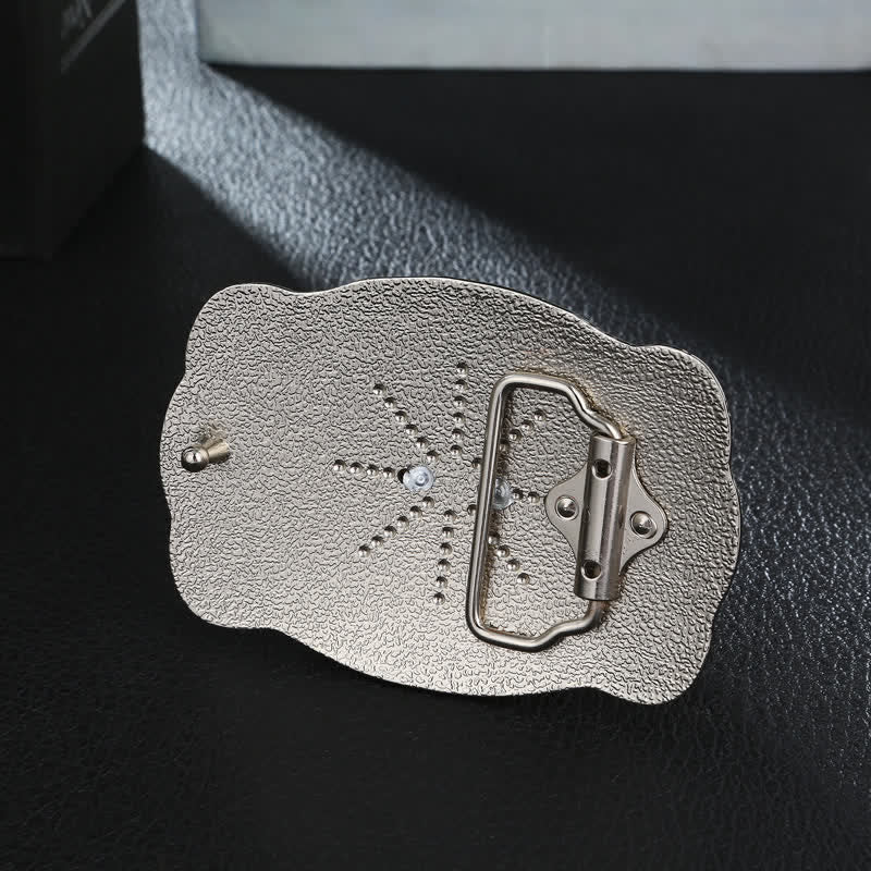 Herren DIY Ledergürtel mit goldener Skorpion-Schnalle