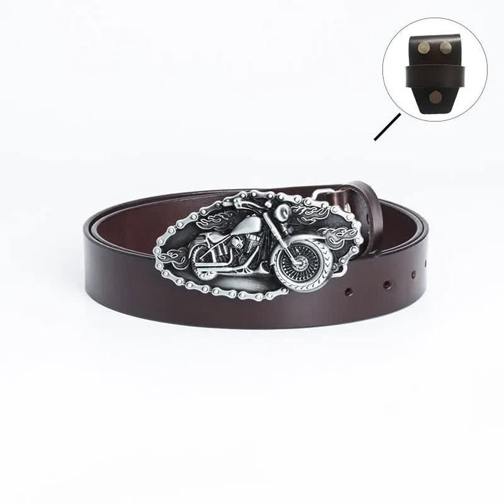 Punk-Motorrad-Leder Gürtel für Männer