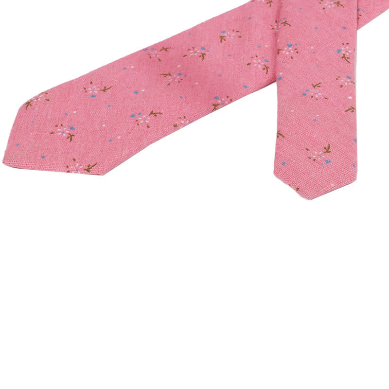 Elegante florale schmale Krawatte für Männer