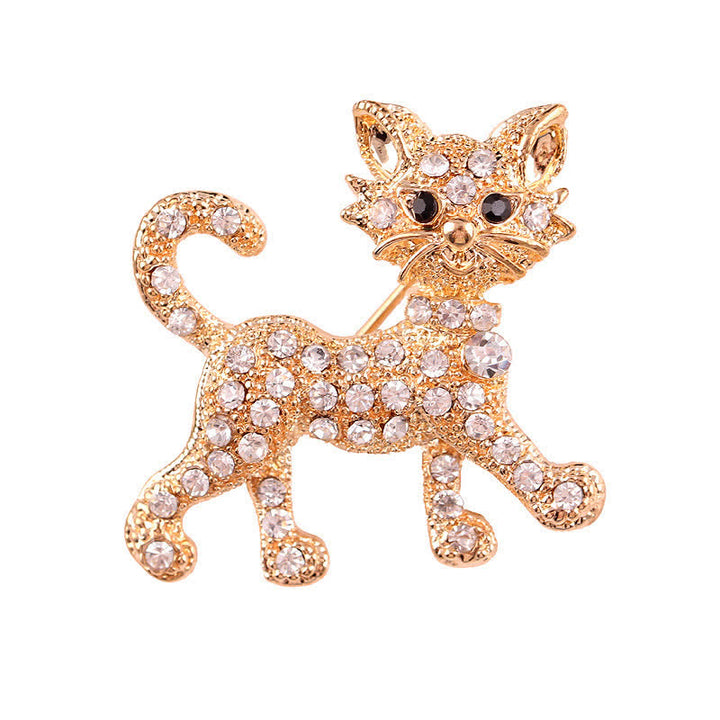 Niedliche Kitty-Katzenbrosche für Frauen