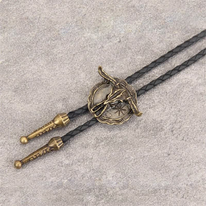 Western Rodeo Stierkopf Bolo-Tie