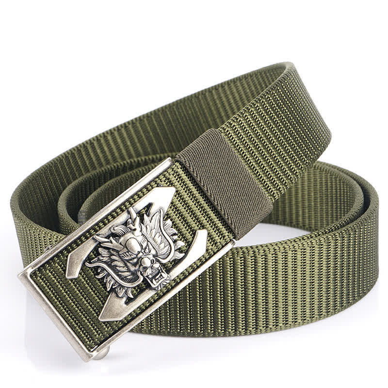 Herren Z Letter Mighty Dragon Nylon Gürtel