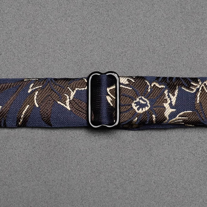 Herren Harmony Irises Cherry Blossom Floral Fliege