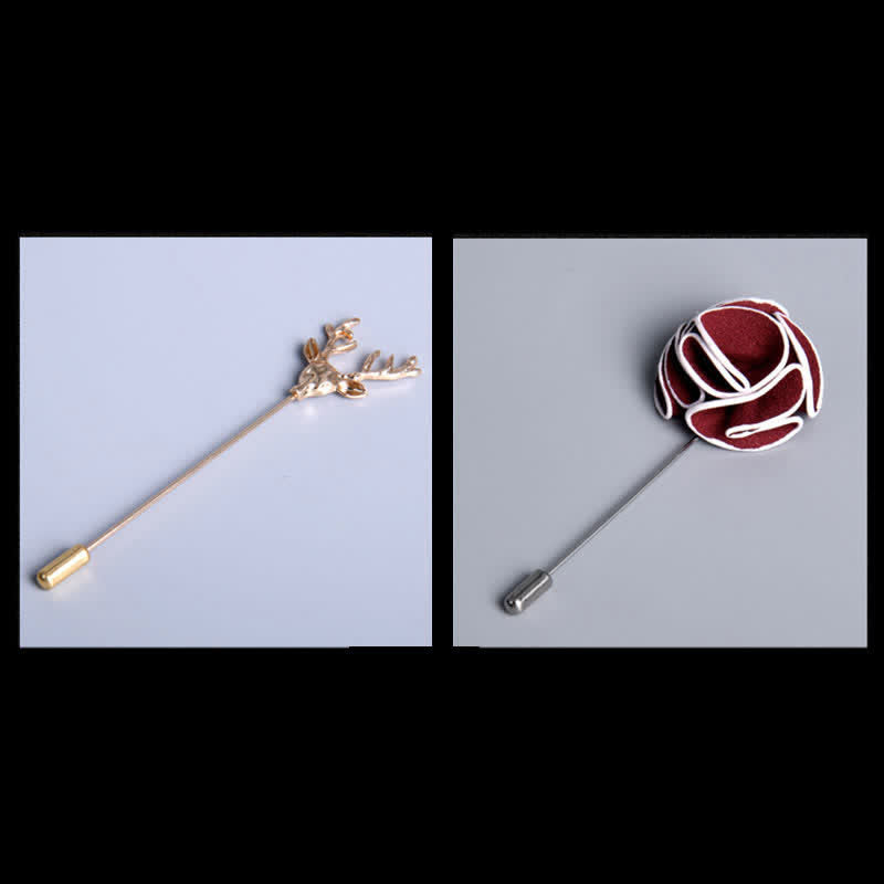 8Stk. ForestGreen&Red Leaves Flower Vogue Necktie Bow Ties Geschenkbox - image 3